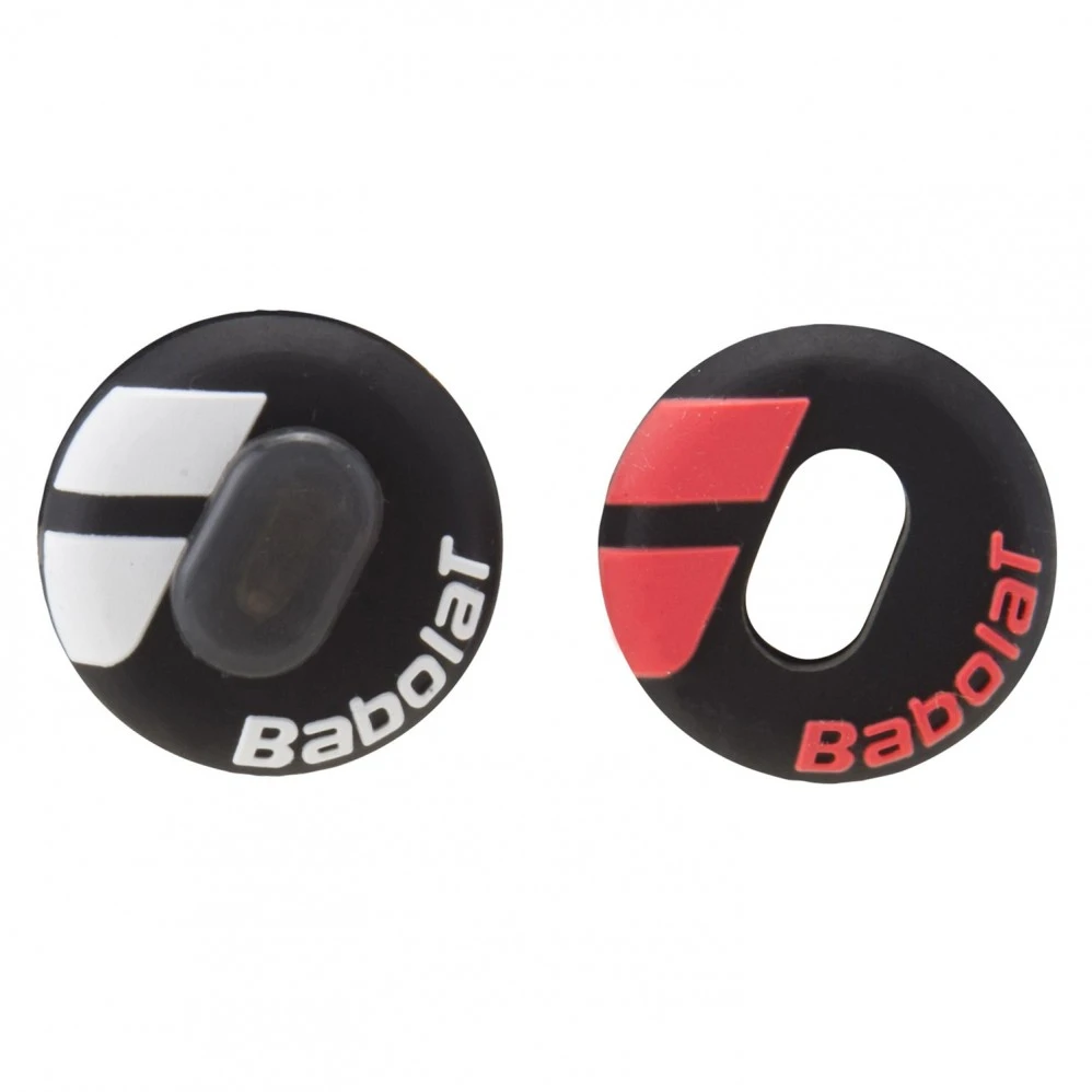Antivibrateurs Babolat Custom Damp Noir / Blanc / Rouge X 2 3 Antivibrateurs Babolat Custom Damp Noir / Blanc / Rouge X 2