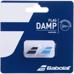 Antivibrateurs Babolat Flag Damp Bleu / Noir X 2