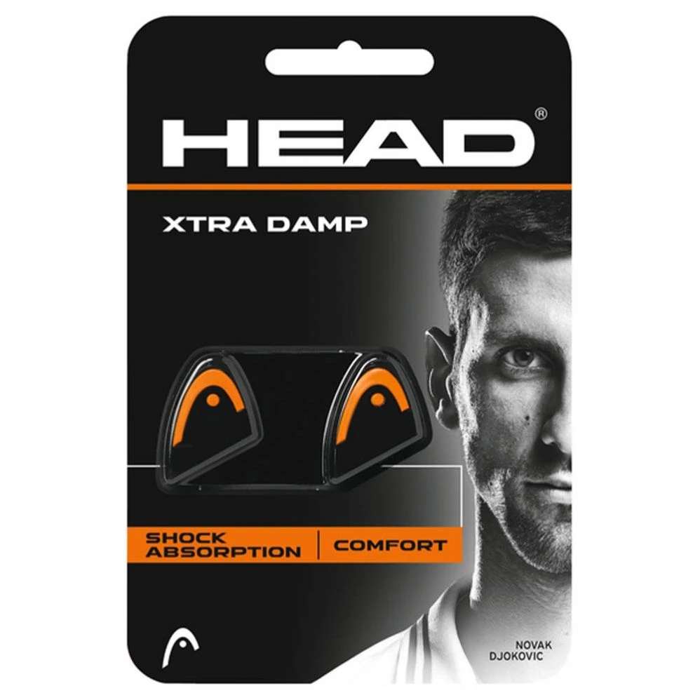Antivibrateurs Head Xtra Damp Noir / Orange X 2 3 Antivibrateurs Head Xtra Damp Noir / Orange X 2