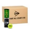 Carton 18 Tubes De 4 Balles Dunlop Fort All Court 2 Carton 18 Tubes De 4 Balles Dunlop Fort All Court -EXTREME TENNIS Soldes carton 18 tubes de 4 balles dunlop fort all court