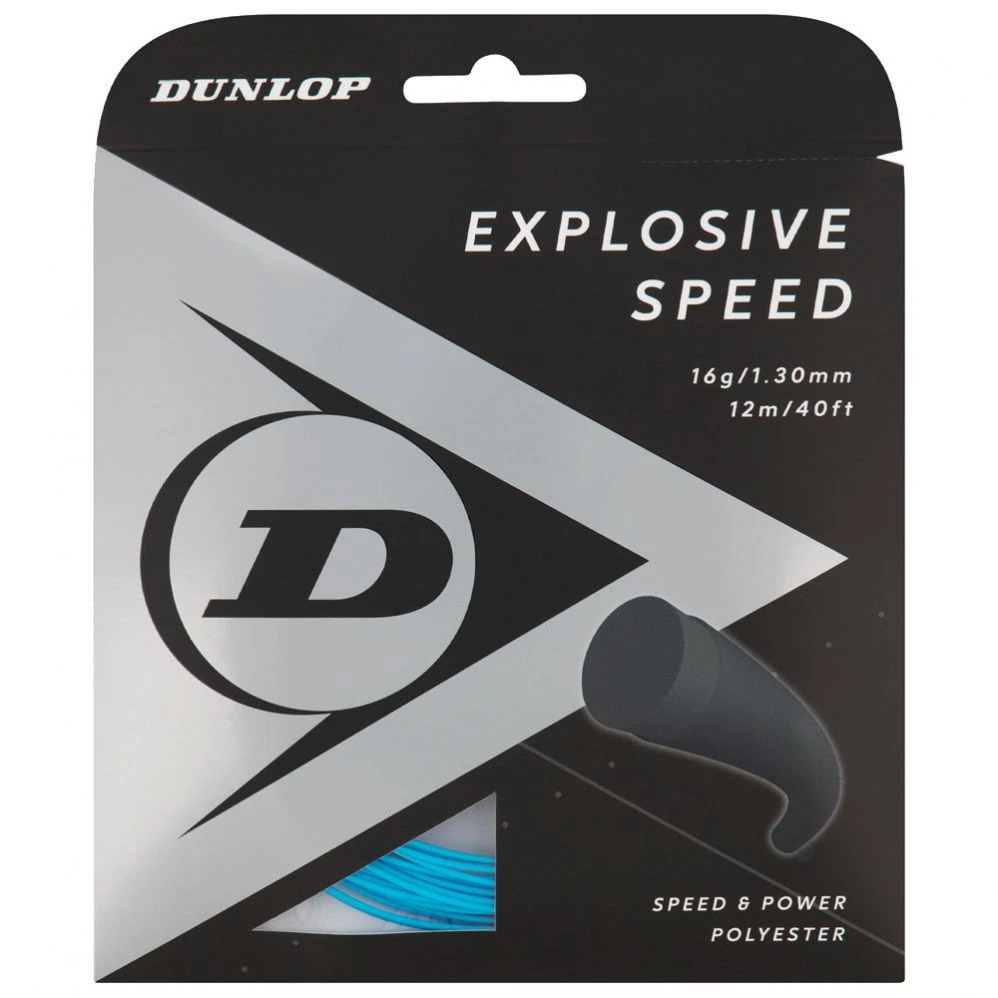 Cordage Dunlop Explosive Speed Bleu 12m 3 Cordage Dunlop Explosive Speed Bleu 12m