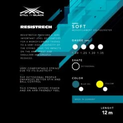 Cordage Still In Black Resistretch 12m 5 Cordage Still In Black Resistretch 12m -EXTREME TENNIS Soldes cordage still in black resistretch 12m 1