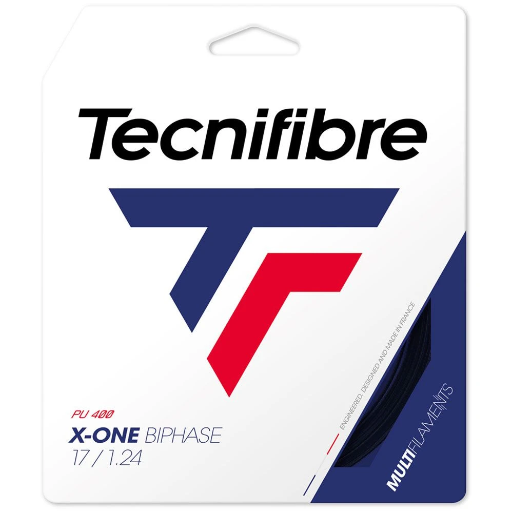 Cordage Tecnifibre X One Biphase Noir 12m 3 Cordage Tecnifibre X One Biphase Noir 12m