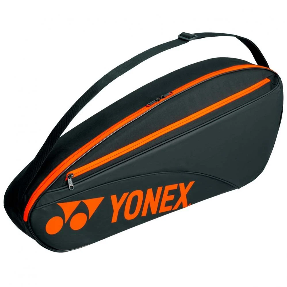 Sac De Tennis Yonex Team Noir / Orange 3 Raquettes 3 Sac De Tennis Yonex Team Noir / Orange 3 Raquettes