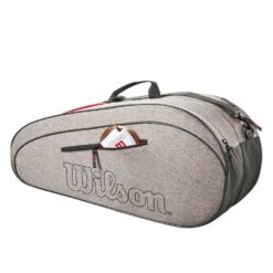 Sac Wilson Team 6R Gris Chiné -EXTREME TENNIS Soldes sac wilson team 6r gris chine 4