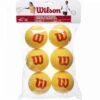 Sachet De 6 Balles En Mousse Wilson Starter Foam -EXTREME TENNIS Soldes sachet de 6 balles en mousse wilson starter foam