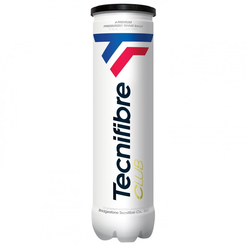 Tube De 4 Balles Tecnifibre CLUB 3 Tube De 4 Balles Tecnifibre CLUB